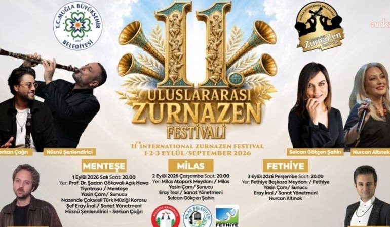 Muğla’da 'Uluslararası Zurnazen Festivali' için geri sayım başladı