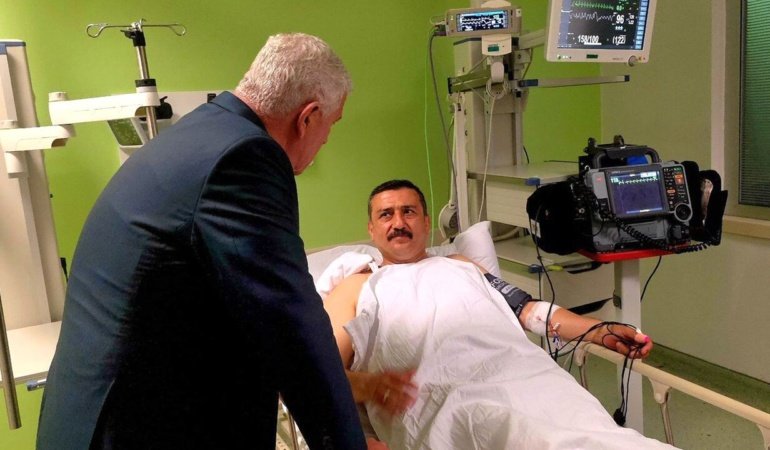 Şehit ve gazi ailelerinin eyleminde yaralanan İYİ Partili Türkoğlu, taburcu edildi