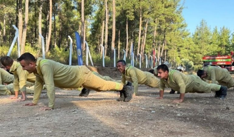 Yeşil Vatan için alevlere karşı disiplinli hazırlık