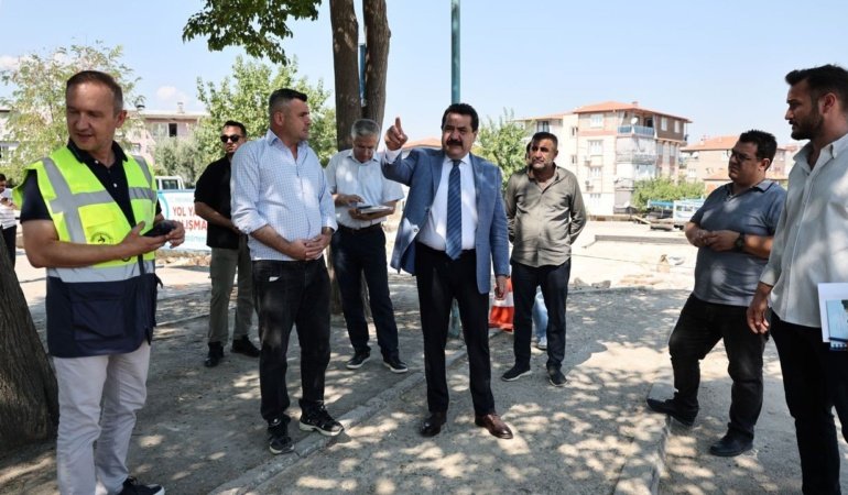 Aktepe’de modern kapalı Pazar yeri için çalışmalar başladı