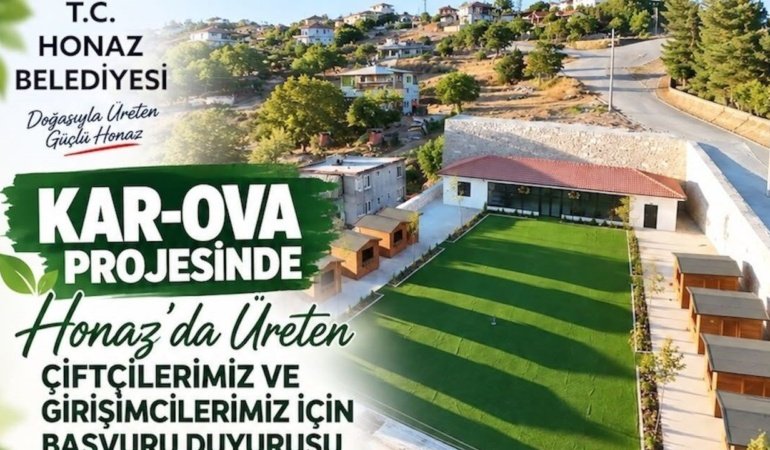 Honaz’da Kar-Ova Projesi için başvurular başladı