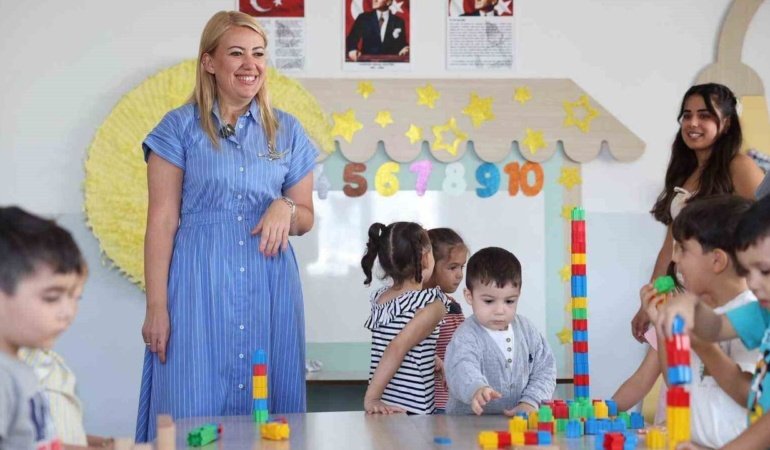 Merkezefendi’de minik öğrencilerin yeni eğitim dönemi heyecanı