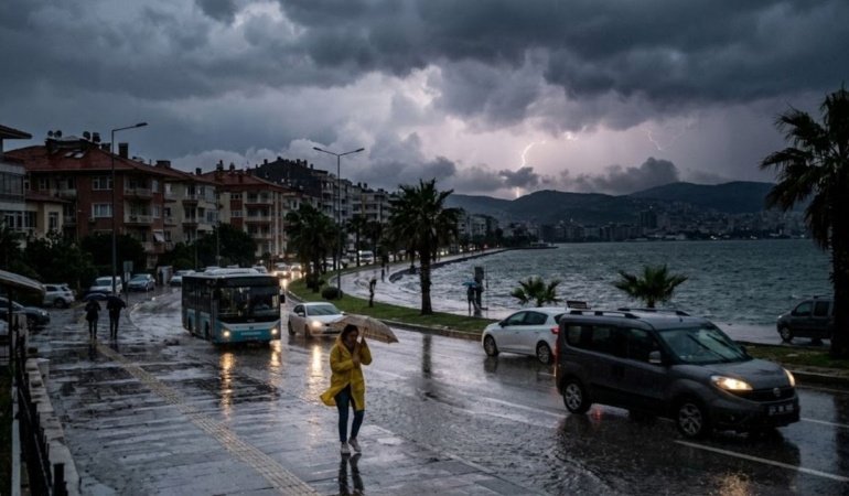 Meteoroloji’den Ege dâhil sekiz il için kuvvetli yağış uyarısı
