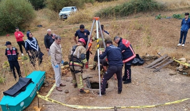 Salihli'de su kuyusunda cansız beden bulundu