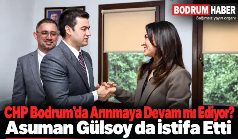 CHP Bodrum’da Arınmaya Devam mı Ediyor? Asuman Gülsoy da İstifa Etti